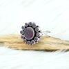 Pink Ruby Ring Ring Sterling 925 Silver Ring Natural Gemstones Ring Wedding Ring Gift For Her Boho Ring Adjustable Ring Women's Ring R0152-GS
