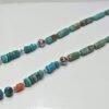 Natural Coral & Turquoise Gemstone Beaded Necklace in 925 Sterling Silver Natural Multi Gemstones Necklace Anniversary Gift handmade gift NL0157-GS