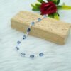 Blue Sapphire Bracelet Sterling 925 Silver Bracelet Natural Gemstones Bracelet Wedding Bracelet Minimalist Bracelet Gift For Her BR0084-GS