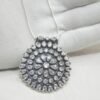 White Zircon Pendant Necklace Zircon Pendant White Gemstone Pendant April Birthstone 925 Silver Pendant Delicate Engagement Pendant Necklace NL0113-GS