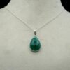 Green Onyx Necklace 925 Sterling Silver Necklace Wedding Jewelry Gift For Her Gemstone Necklace NL0085-GS
