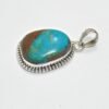 Natural Turquoise Pendant -925 Sterling Silver Jewelry- Gemstone Turquoise-Cabochon Handmade Pendant- For Girls & Women Gift Pendant P0031-GS