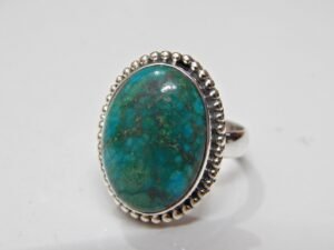 Natural Turquoise Ring 925 Sterling Silver Ring Handmade Ring Natural Turquoise Ring Gemstone Ring Gift For Her Anniversary Gift Ring R0078-GS