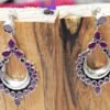 Ruby Earring 925 Sterling Silver Jewelry earring with gemstone Ruby, Handmade earring, Gift for Girls & Women, Wedding Gift E0006-GS