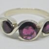 Natural Garnet Signet Ring in 925 Sterling Silver • Gemstone Ring • Statement Ring • Garnet Jewelry • Gift for Her • Minimalist Ring R0125-GS