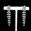 Natural Zircon Earring stud 925 sterling silver jewelry Zircon gemstone handmade earring stud gift for her E0098-GS