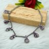 Ruby necklace 925 Sterling silver jewelry Ruby gemstone handmade necklace women necklace gift for her NL0051-GS