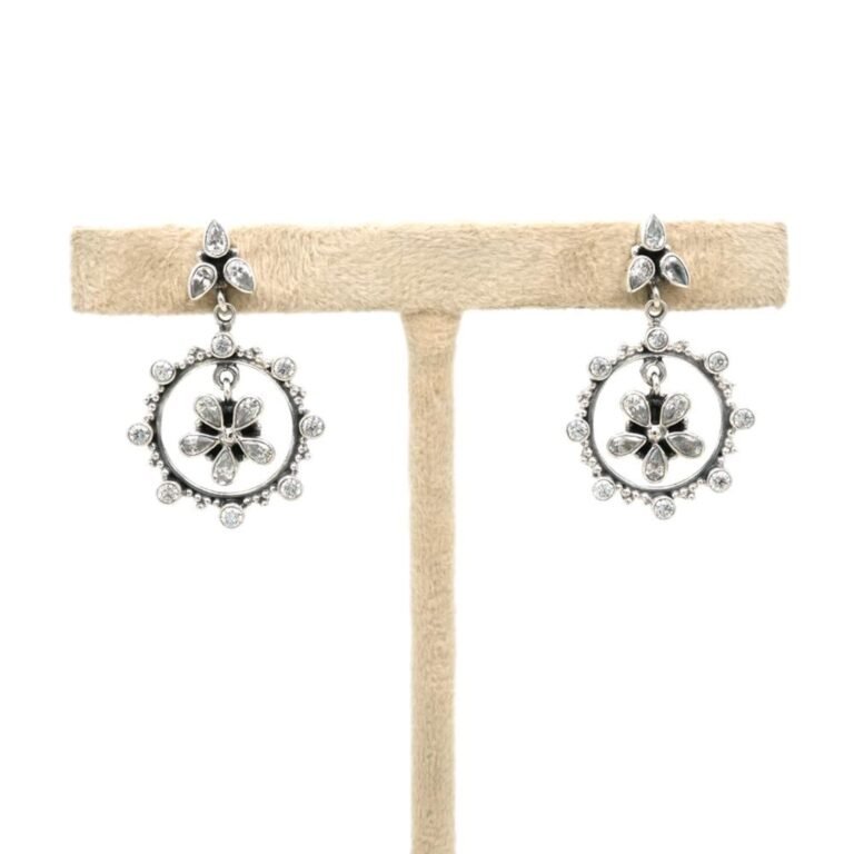 Natural Zircon Earring Stud 925 Sterling Silver Earring Stud Jewelry Silver earring Gift For Her Handmade Earring CZ gemstone Stud E0027-GS