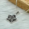 Marcasite Pendant 925 Sterling Silver Pendant Star Pendant Wedding Pendant Gift For Her Gemstone Jewelry Gift Item P0012-GS