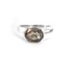 Smoky Ring 925 Sterling Silver Ring Brown Ring Natural Gemstone Jewelry Wedding Ring Gift For Her R0261-GS
