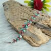 Natural Turquoise, Coral Bracelet 925 Sterling Silver Jewelry With Gemstone Coral Bracelet For Girls & Women Gift item handmade bracelet BR0130-GS
