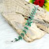 Green Onyx Bracelet Gemstone Bracelet Sterling Silver Bracelet Wedding Bracelet Green Bracelet Gift For Her BR0118-GS