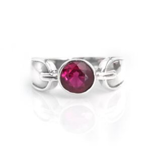 Natural Ruby Ring 925 Sterling Silver Jewelry Ring Gemstone Ring Ruby Jewelry Handmade Ring gift For Her R0238-GS