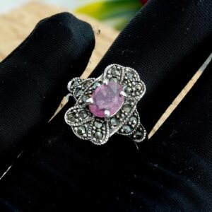 Natural Ruby Ring 925 Sterling Silver Ruby Jewelry Ring Gemstone Ring Faceted Ruby Jewelry Handmade gift for her Engagement ring R0227-GS