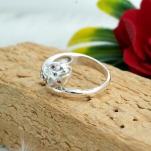 Band Ring Sterling Silver Ring Zircon Ring Gemstone Jewelry Silver Band Wedding Ring Gift For Her R0131-GS