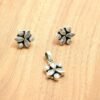Natural Cubic Zirconia Gemstone Floral Earring Stud & Pendant Set 925 Sterling Silver Gemstone Earring And Silver Jewelry, Anniversary Gift NS0033-GS