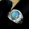 Dainty Opal Ring Opal Stacking Ring White Opal Gift Ring Silver Opal Ring Sterling Silver Opal Ring Delicate Opal Ring Bridesmaid Gift