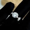 Cubic Zirconia Band Ring 925 Sterling Silver Ring Gemstone Ring Wedding Ring CZ Jewelry Gift For Her Band Ring Unisex Ring R0039-GS