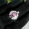 Ruby Ring In 925k Sterling Silver ,Wedding Ring ,Artisan Ring, Ruby Gemstone Ring hand made ring Handmade ring R0198-GS