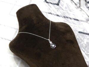 Gemstone Necklace 925 Sterling Silver Jewelry Natural Gemstone Necklace Pendant Necklace Bridesmaid Gift Gift For Her NL0119-GS