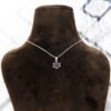 Ruby necklace 925 Sterling silver jewelry Ruby gemstone handmade necklace women necklace gift for her Maroon Necklace NL0116-GS