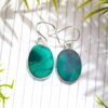 Malachite Earrings Sterling Silver Jewelry Gemstone Earrings Women's Jewelry Wedding Gift Handmade Earrings Gift For Her E0054-GS