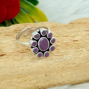 Ruby Ring 925 Sterling Silver Jewelry Ring Gemstone Ring Ruby Jewelry Handmade ring women ring Adjustable Ring Gift For Her R0360-GS