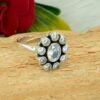 Cubic Zirconia Rings 925 Sterling Silver Jewelry Wedding Ring Adjustable Ring Handmade Ring Silver Jewelry Gift For Girls & Women Gift item R0357-GS