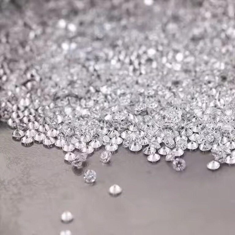 1 mm 2 mm to 3 mm Round Brilliant Cut Loose Lab Grown Diamond White Diamond Gemstone Quality Diamond for Jewelry Making DEF & VVS-VS Ring L0102-LGD